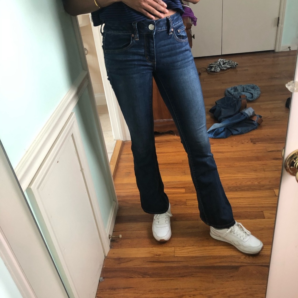 American Eagle Dark Wash Flared Jeans